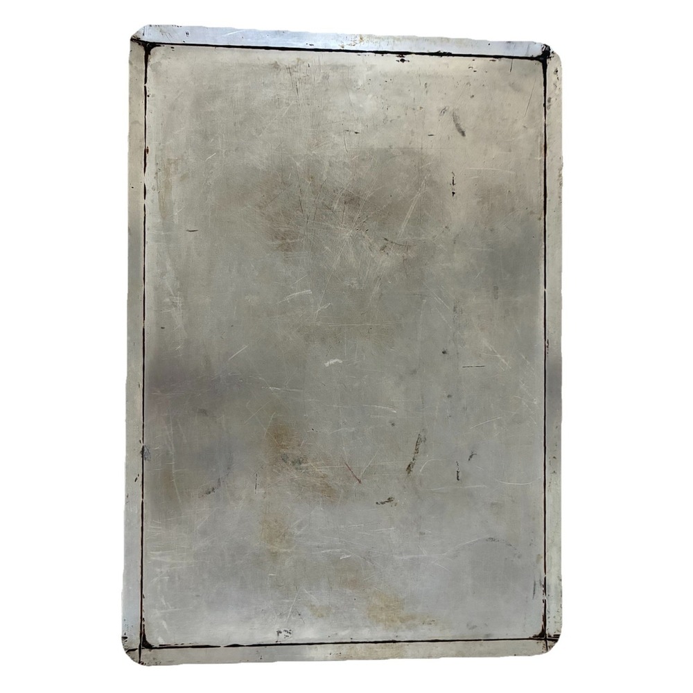 Cast Aluminum Cookie Baking Sheet Pan Large Heavy Duty Rectangular 5 lb Vintage